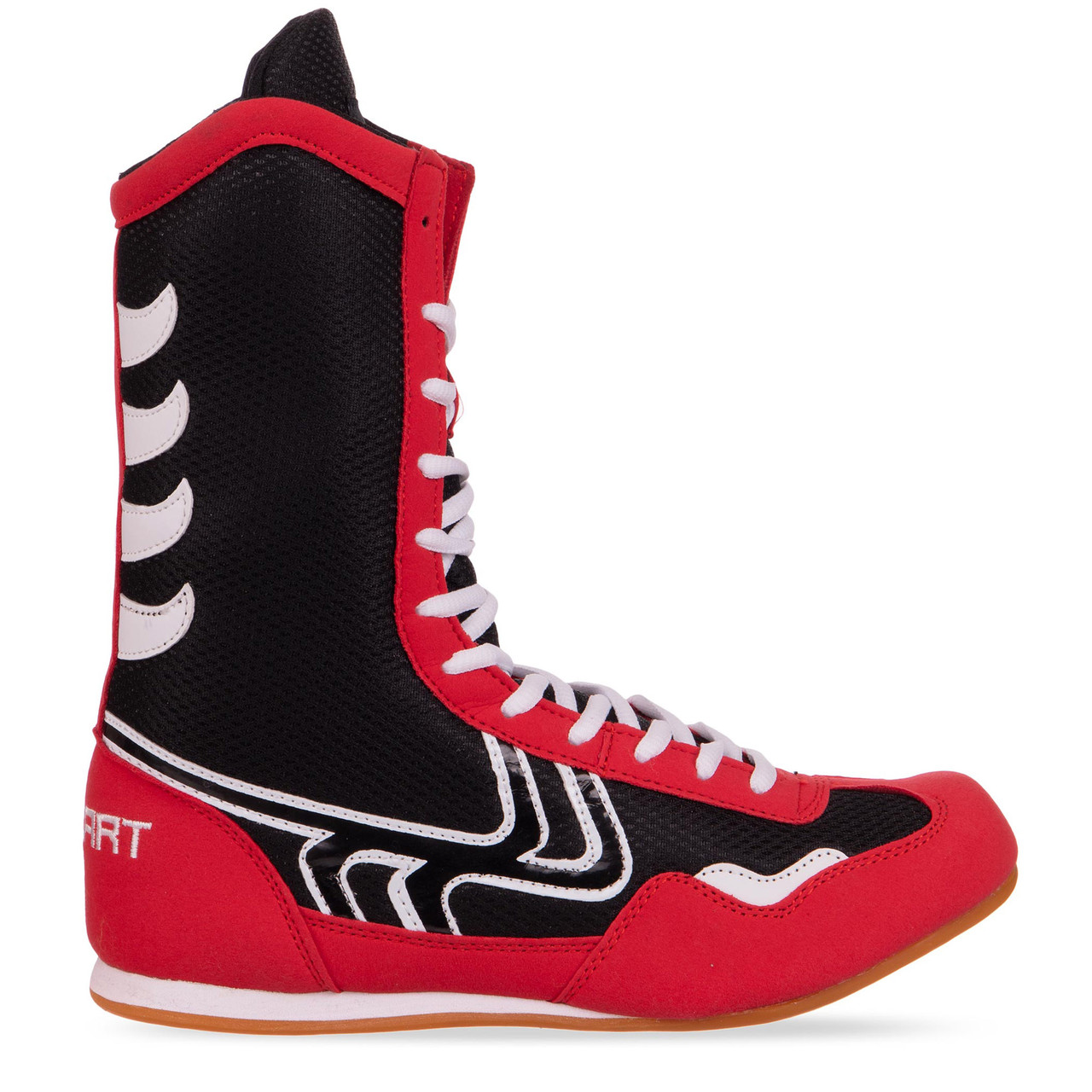 Обувь для Бокса Боксерки замшевые Zelart Boxing BO-2299 размер 44 Red-Black-White