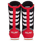 Обувь для Бокса Боксерки замшевые Zelart Boxing BO-2299 размер 44 Red-Black-White, фото 5