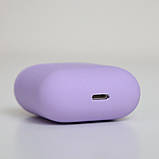 Чехол силиконовый для беспроводных наушников Apple AirPods Светло-фиолетовый, фото 5