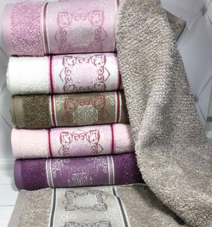 

Набор 6 полотенец Pupilla Bamboo Veta 70х140см (банные), бамбук