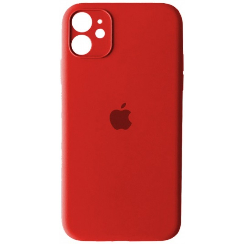 

Чехол накладка xCase для iPhone 12 Mini Silicone Case Full Camera Red