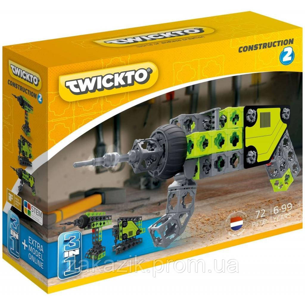 

Конструктор Twickto Construction 2 6413967, КОД: 1874568, Черный / зеленый