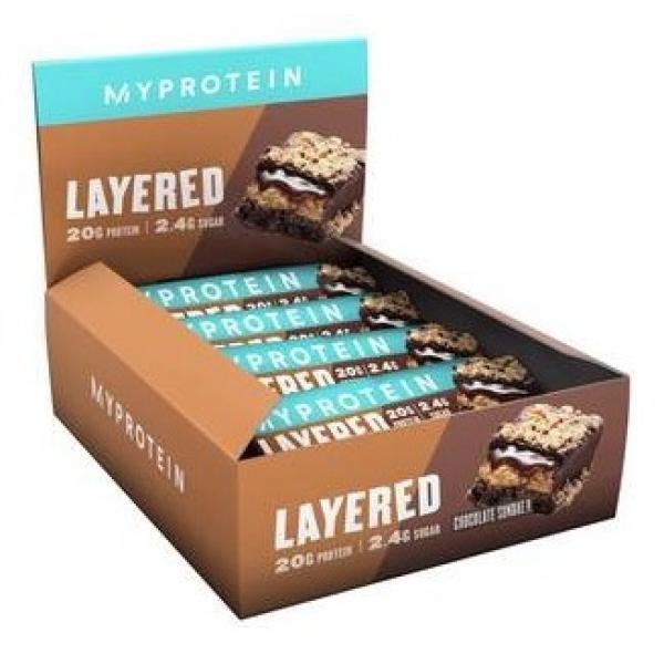 

Протеиновые батончики Layered - 12x60g Chocolate Sunday (Воскресный шоколад) - MYPROTEIN