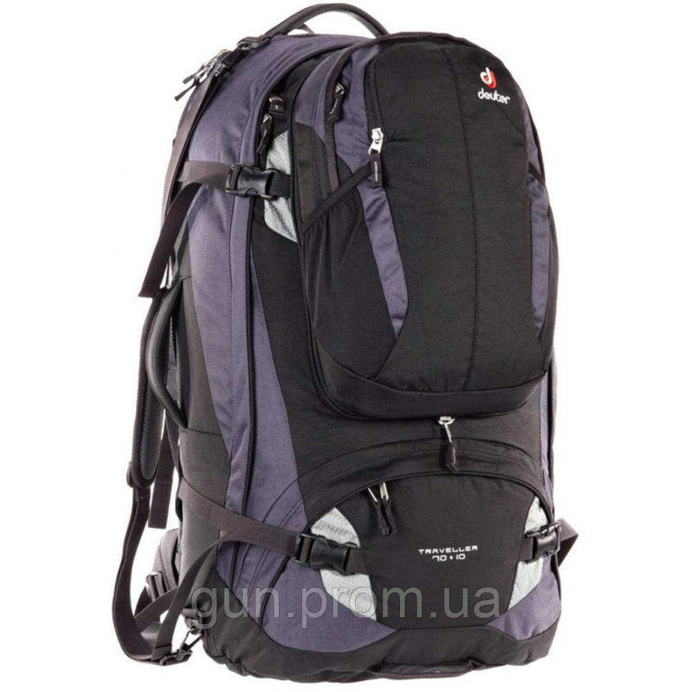 

Рюкзак Deuter Traveller, 70 + 10 л, black-silver