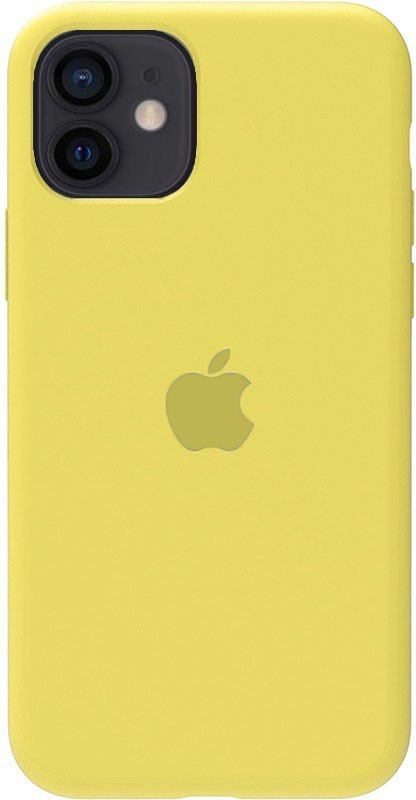 

Чехол-накладка TOTO Silicone Full Protection Case Apple iPhone 12/12 Pro Lemon Yellow