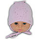 ОПТ Детские шапки на завязках для новорожденных, р. 38-40 (5шт/упаковка), фото 2