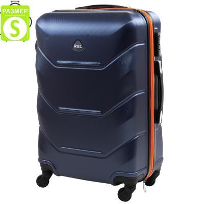 

Чемодан Rogal Чемодан маленький на 4-х колесах ROGAL RGL720S-dark-blue-orange, Синий