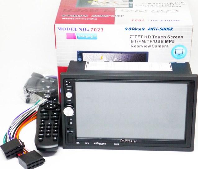 

2din Pioneer 7023 Магнитола 7 Экран + AV-in + пульт на руль (короткая)