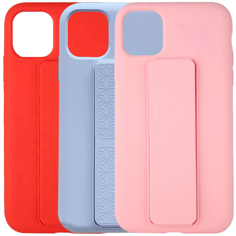 

Чехол Silicone Case с ремешком для Apple iPhone 11 (6.1"), Разные цвета