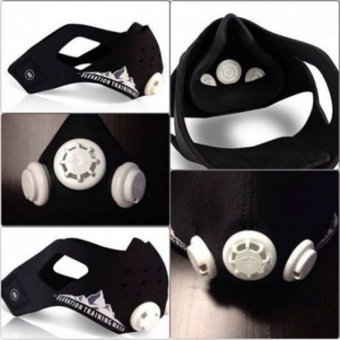 

Маска для бега тренировок тренировочная дыхания спорта Elevation Training Mask S