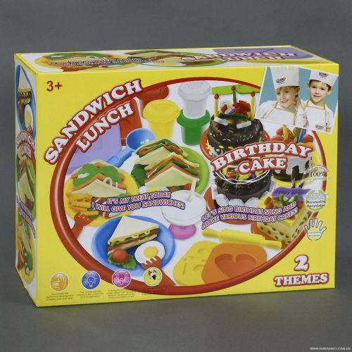 

Тесто для лепки Toysi Сэндвич-ланч (TOY-40599), Разноцветный