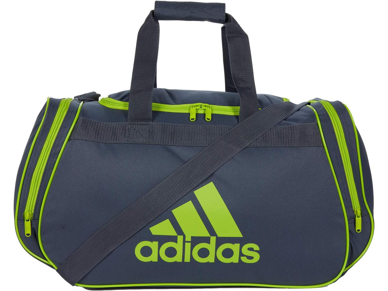 

Жіноча сумка adidas Diablo Medium Duffel II Onix/Semi Solar Slime  One Size