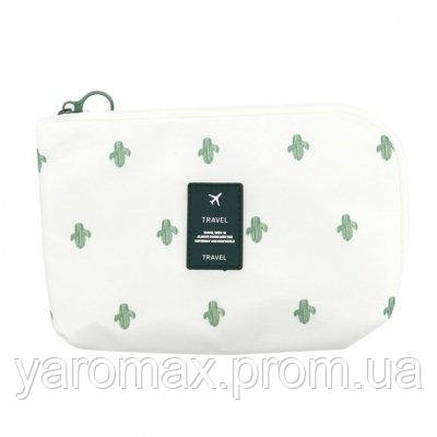 

Органайзер для косметики и мелочей Travel Bag Кактус SKL32-152775