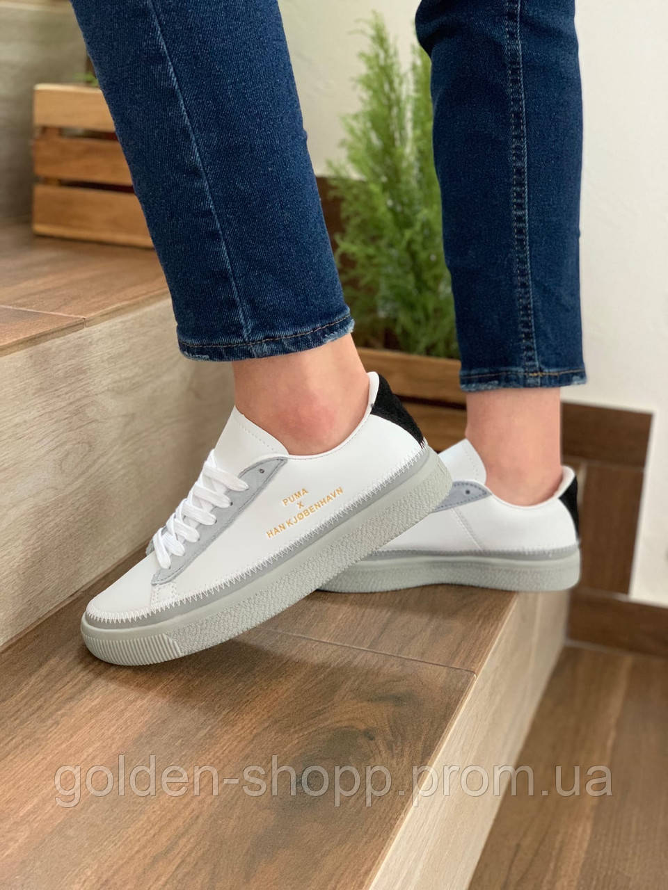 

Женские Кроссовки Puma x Han Kjobenhavn white/grey, Белый