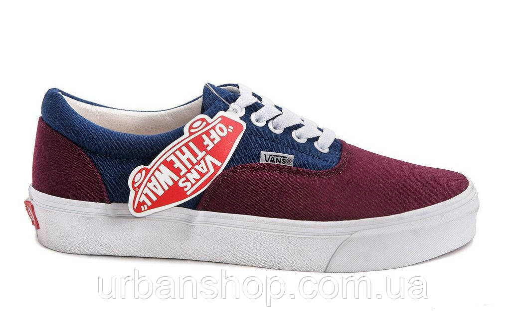 

Кеди Vans bordo/blue р.35-40