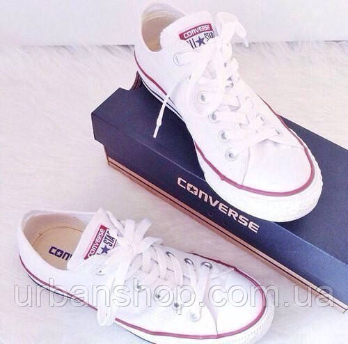 

Кеди Converse Chuck Taylor All Star Low White, Белый