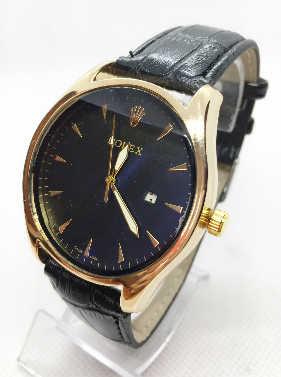 

Мужские наручные часы Rolex (Ролекс), золото с черным циферблатом ( код: IBW595BY )
