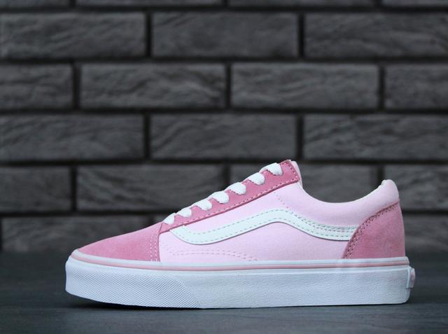 Кеды Ванс Олд Скул розовые Обувь Vans Old Skool Pink для девочек подростков и школьников