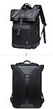 Стильный городской рюкзак мешок Bange Роллтоп чёрный  Код 15-0077, фото 7