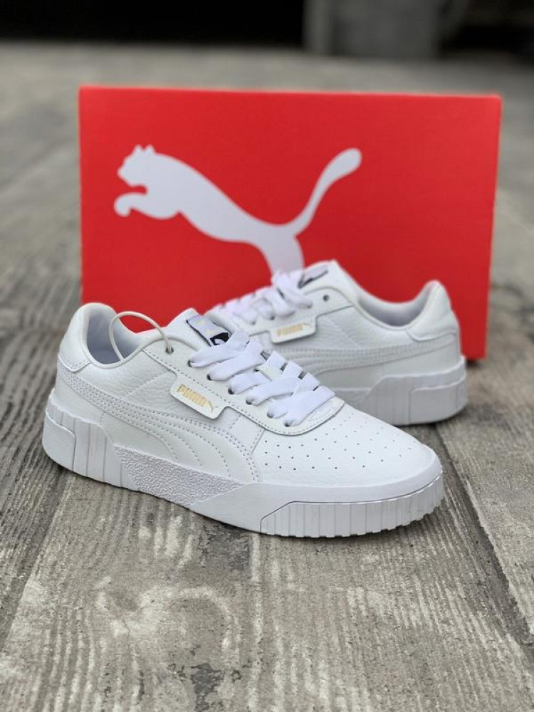 

Puma Cali белие женские кросовки