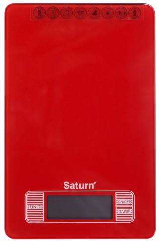 Весы кухонные SATURN ST-KS7235-Red