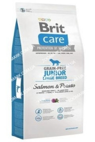 

Brit Care L GF Junior с лососем и картофелем для щенков крупных пород 1 кг