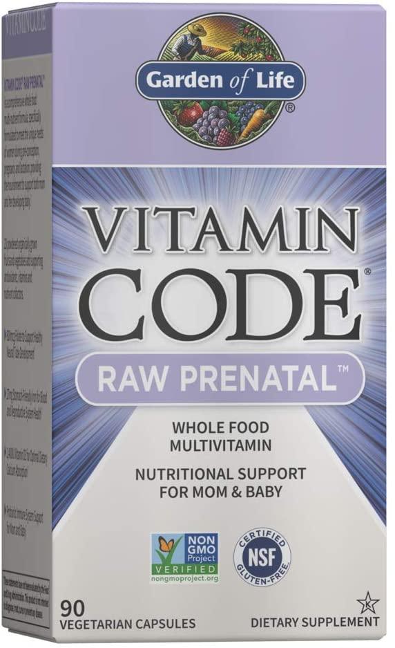 

Витамины для беременных Garden of Life Vitamin Code Raw Prenatal Multivitamin 90 капсул