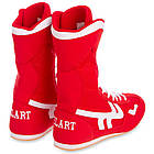 Взуття для Боксу Боксерки замшеві Zelart OB-3206 розмір 36 Red-White, фото 3