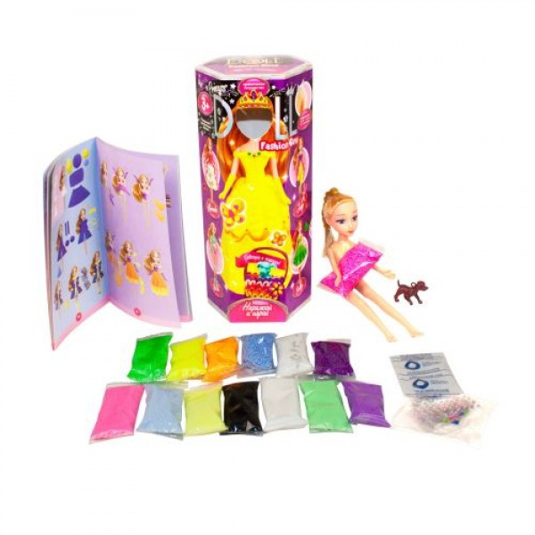 

Набор креативного творчества Princess Doll, большая (рус) CLPD-01-02, Разноцвет