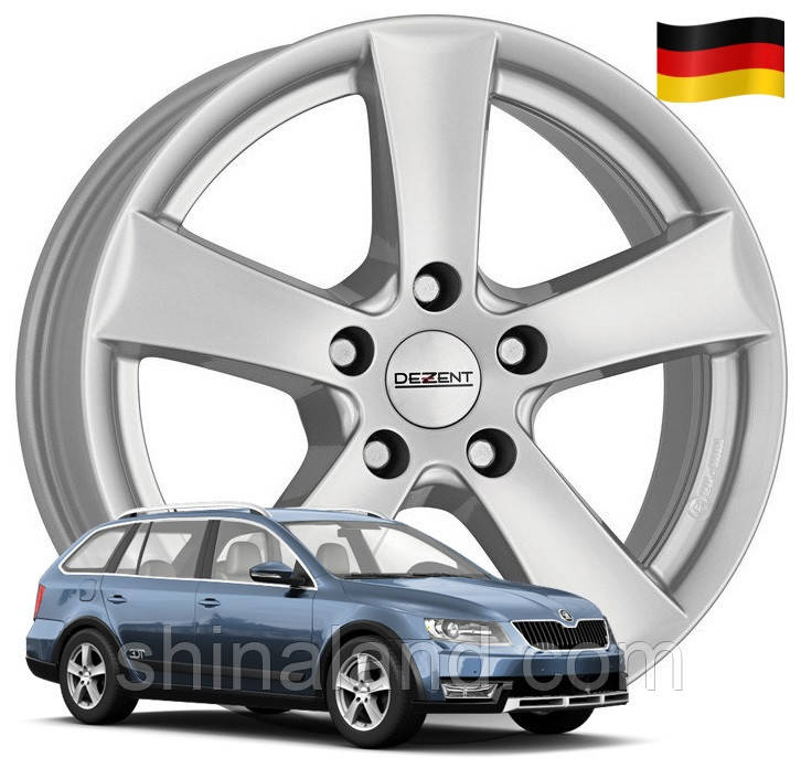 

Диски Skoda Octavia III Scout 2014 -, Dezent 6x15 5x112 ET43 DIA57,1 (gwa137) (Germany)