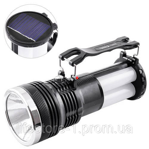 

Фонарь переносной Luxury 2881 T, 1W+16SMD, солнечная батарея, ЗУ 220V, встроенный аккумулятор