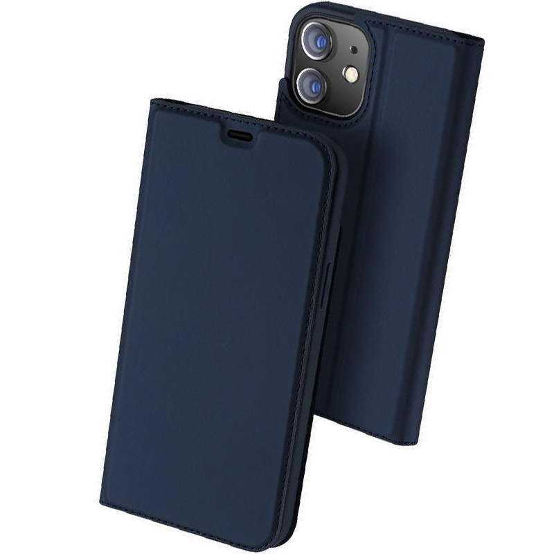 Чехол-книжка Dux Ducis с карманом для визиток для Apple iPhone 12 mini (5.4"), Синий