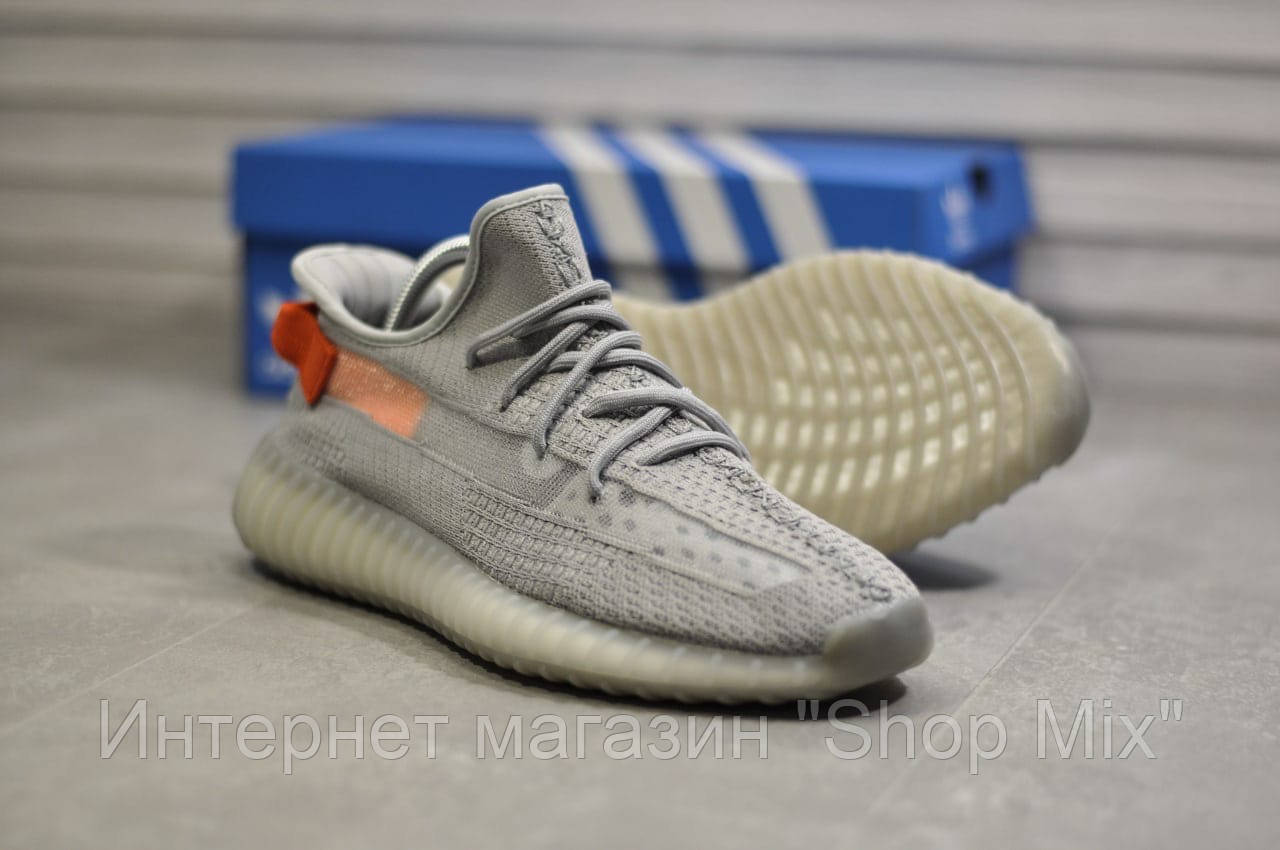 

Кроссовки мужские Adidas Yeezy Boost 350 в стиле Адидас Изи Буст, текстиль код TD-9311. Серые 42, Серый