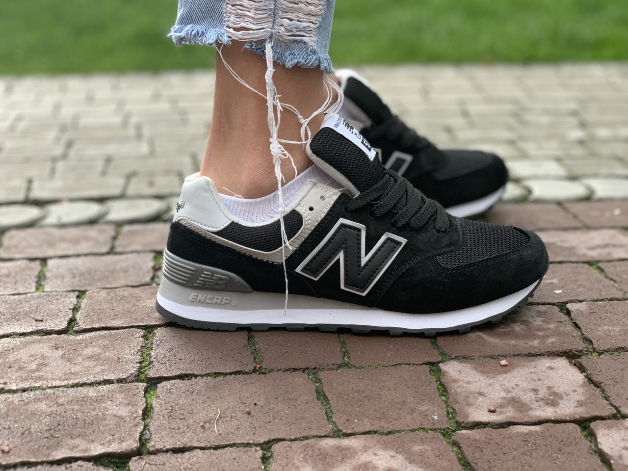 

Кроссовки New Balance 574 Нью Беланс (36,37,38,40) 40, Черный