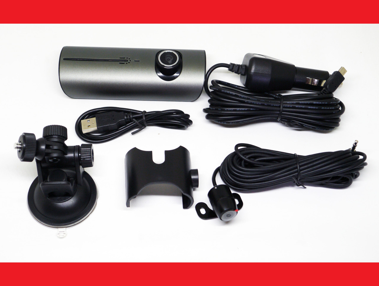 

Car DVR R300 Видеорегистратор с двумя камерами