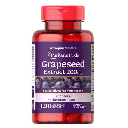 

Puritan's Pride Grapeseed Extract 100 mg 200 капсул