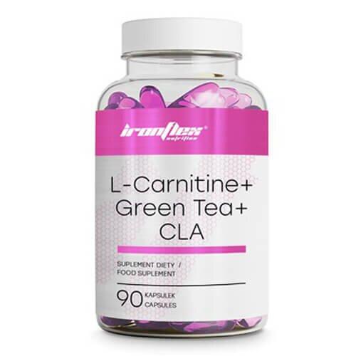 

Жиросжигатель, IronFlex L-Carnitine, Green Tea & CLA 90 таб