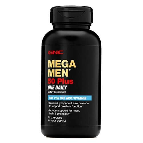 

Витамины Мега Мен 50+, GNC Mega Men One Daily 50 plus 60 таб