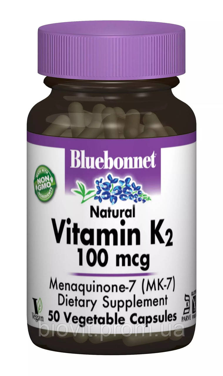 

Витамин K2 (Vitamin K2) 100 мкг 50 капсул