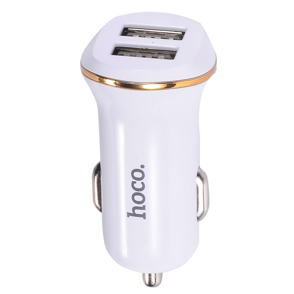 

Автомобильное зарядное устройство Hoco Z12 (2USB 2.4A) White