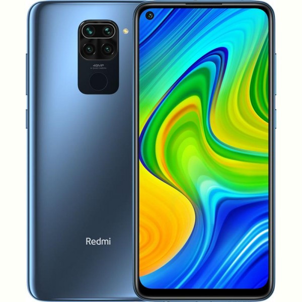 

Смартфон Xiaomi Redmi Note 9 4/128GB Dual Sim Midnight Grey, Серый