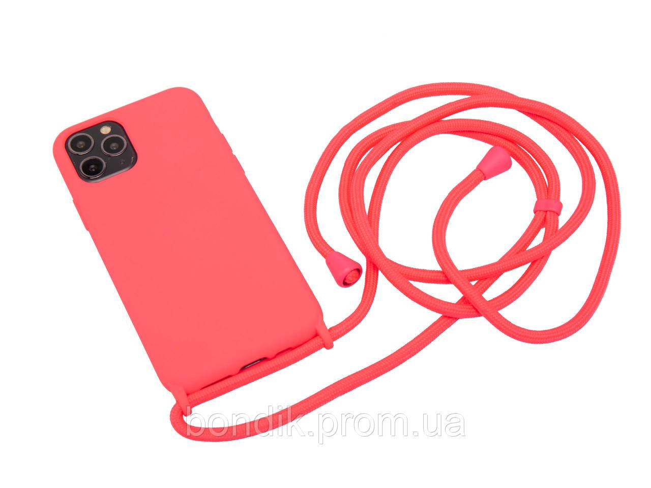 

Панель Necker на шнурке для Apple iPhone 11 Pro Electric Pink (NCRR-11P-EP)