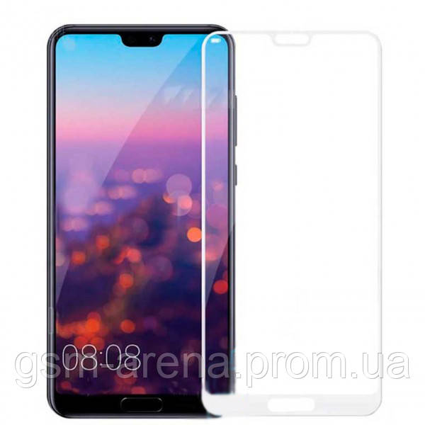 

Защитное стекло 2.5D Huawei P20 Pro Белый тех. пакет