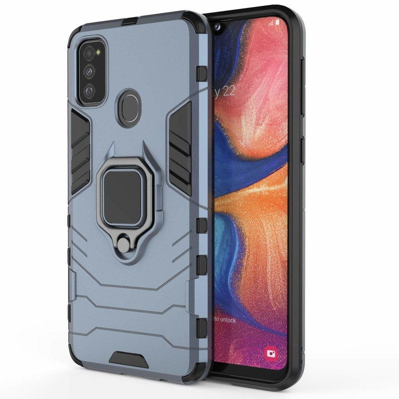 

Чехол Transformer Ring Case Samsung M30s/M21 (Серый)