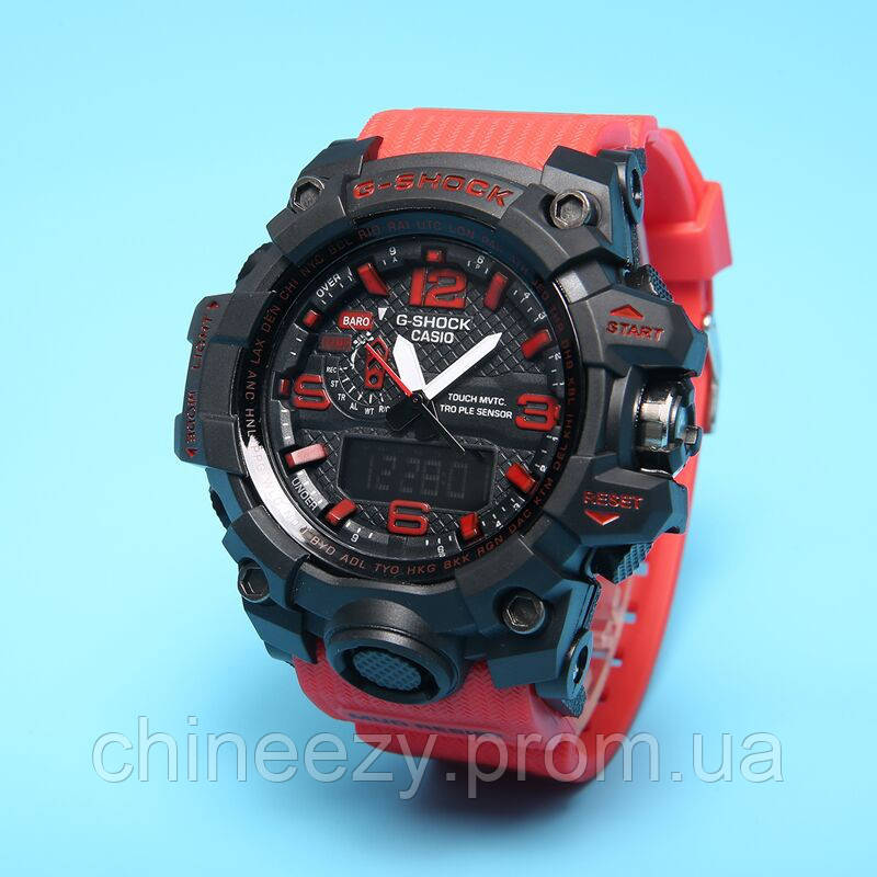 

Часы CASIO G-SHOCK GWG-1000 MUDMASTER реплика AAA Красный с черным