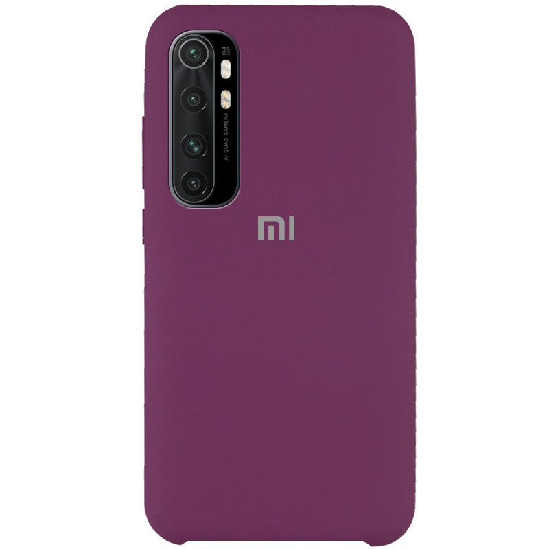 

Чехол Silicone Cover (AAA) для Xiaomi Mi Note 10 Lite Фиолетовый / Grape