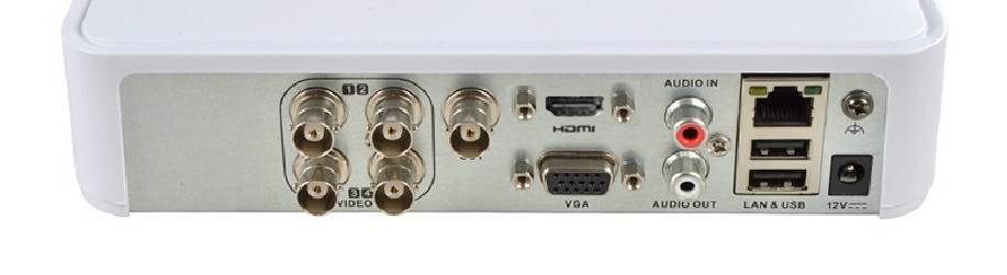 

4 канальний Аналог/HD-TV/HDCVI/AHD/IP Hikvision DS-7104HQHI-K1