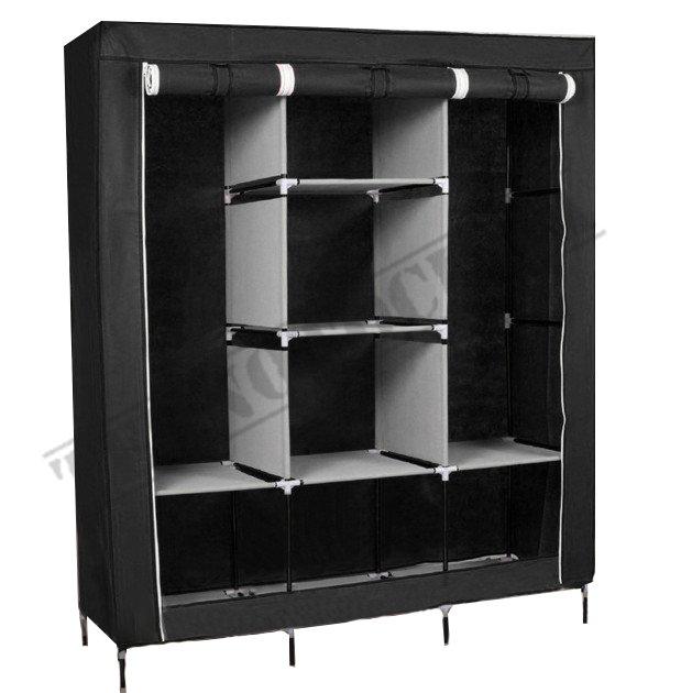 

Складной тканевый шкаф Storage Wardrobe 88130 Черный