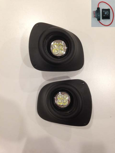 

Mitsubishi L200 2006-2015 гг. Противотуманки LED (2 шт)