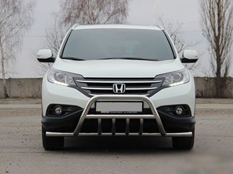 

Honda CRV 2012-2016 гг. Передняя защита WT003-ST-V1 (нерж.)